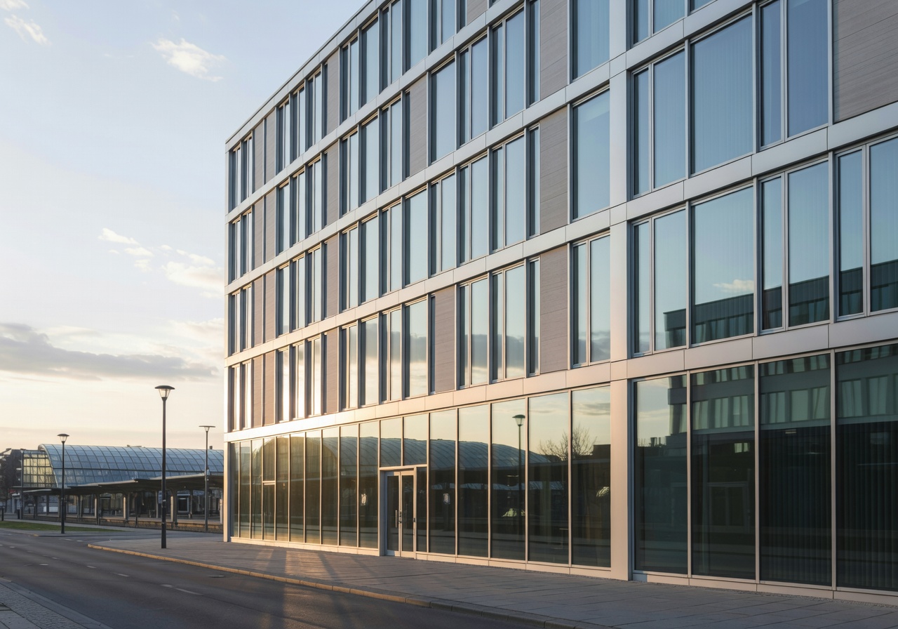 MEININGER Berlin Central hotel modern facade near Berlin central station, Germany